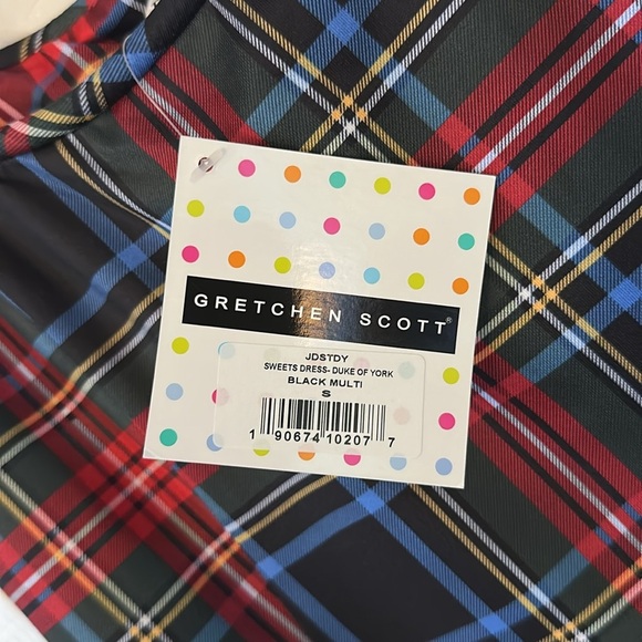 NWT Women’s Gretchen Scott Plaid Sweets Shoulder Tie Dress - Duke of York Size S - Picture 7 of 12